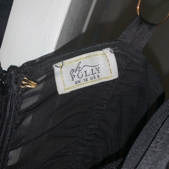 Sexy black mesh mini dress from Oh Polly - Picture 4 of 5